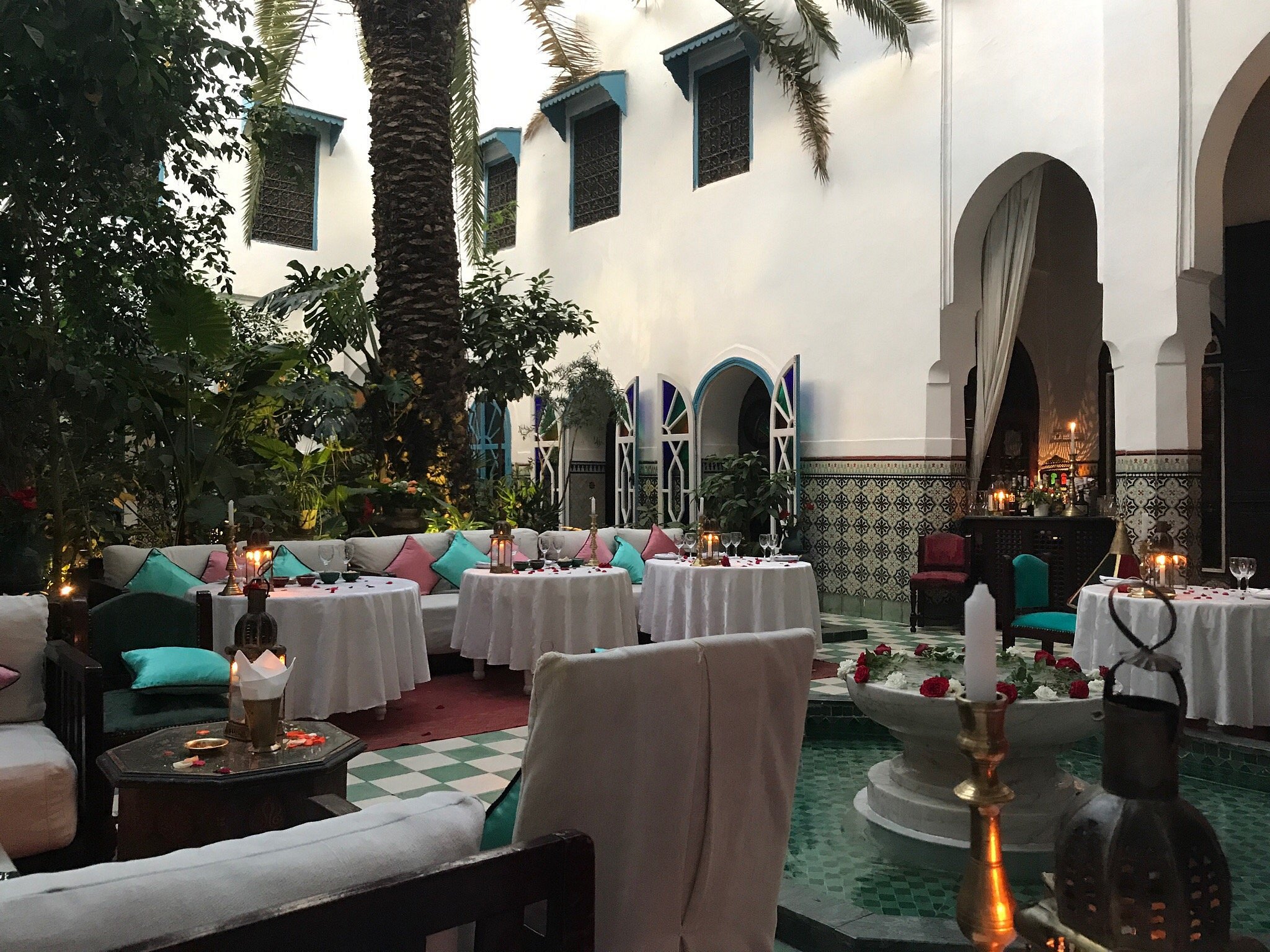 Restaurant Marrakech, maroc