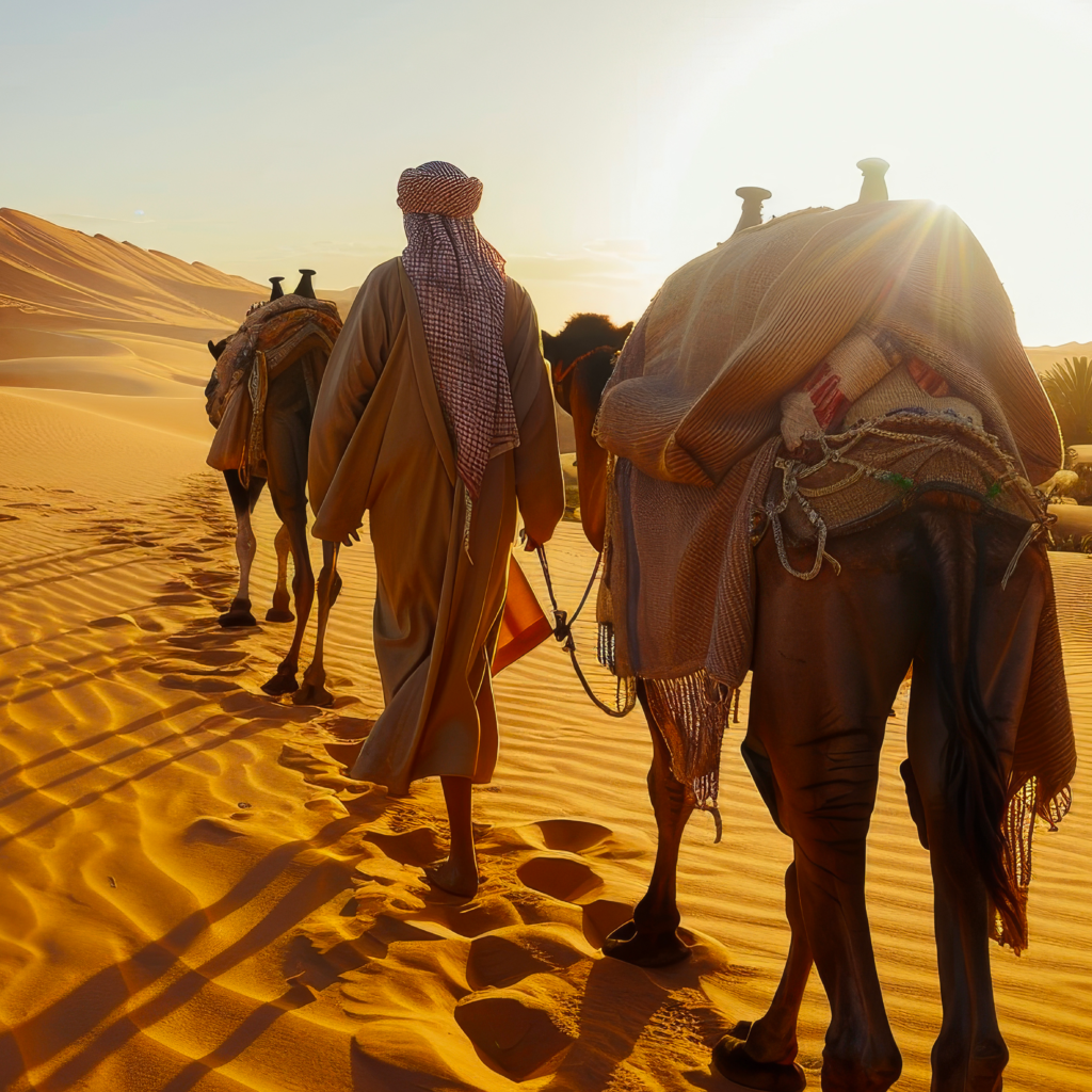 Balade en chameau dans le désert, Marrakech JDS agence